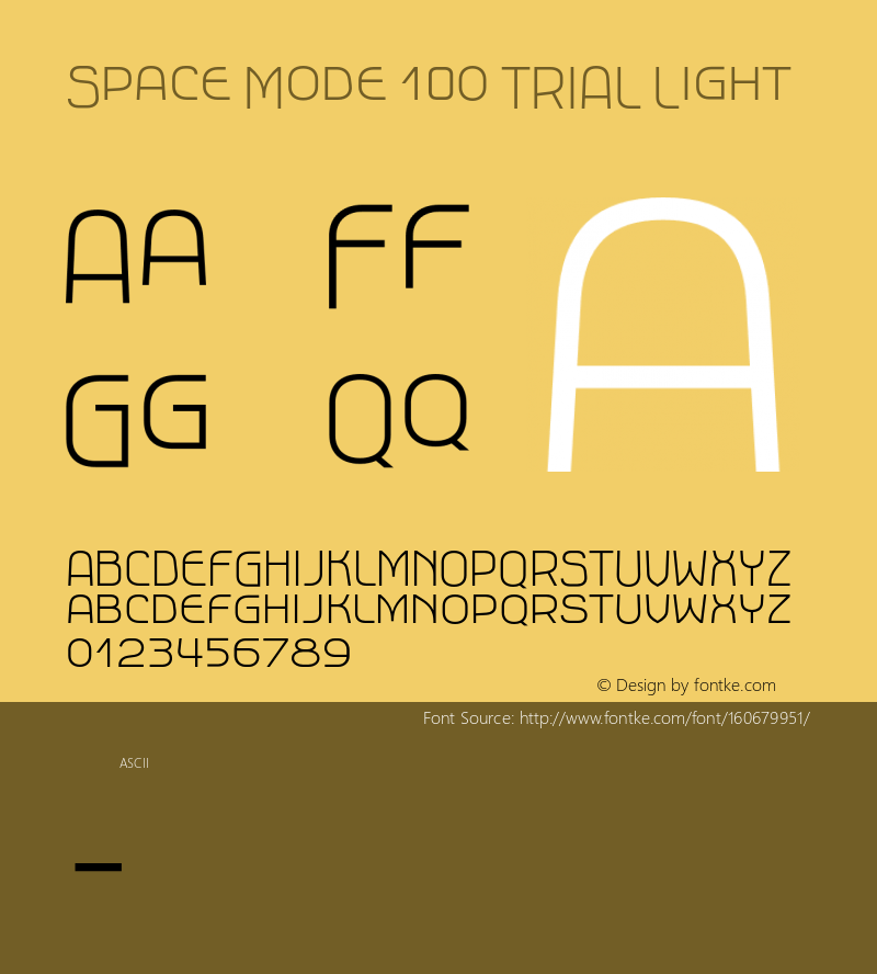 Space Mode 1.0 TRIAL Light Version 1.000;hotconv 1.0.109;makeotfexe 2.5.65596图片样张