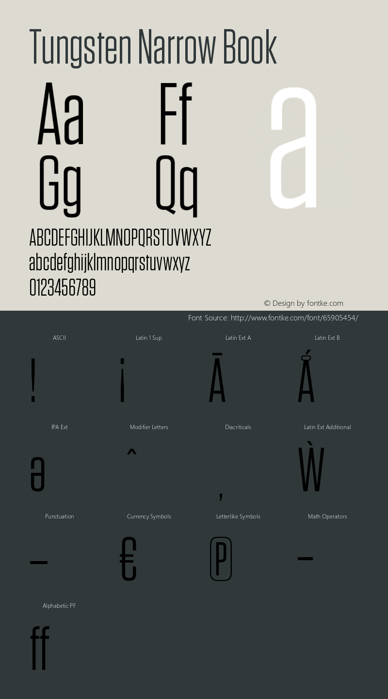 TungstenNarrow-Book Version 1.311 | wf-rip DC20121005图片样张