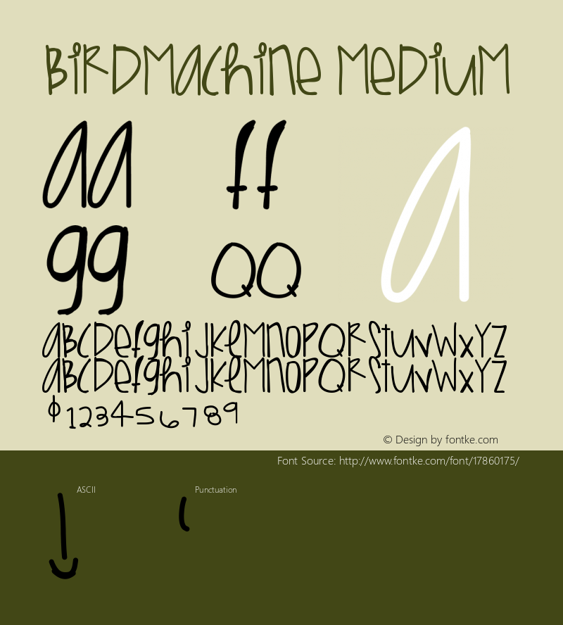 BirdMachine Medium Version 001.000图片样张