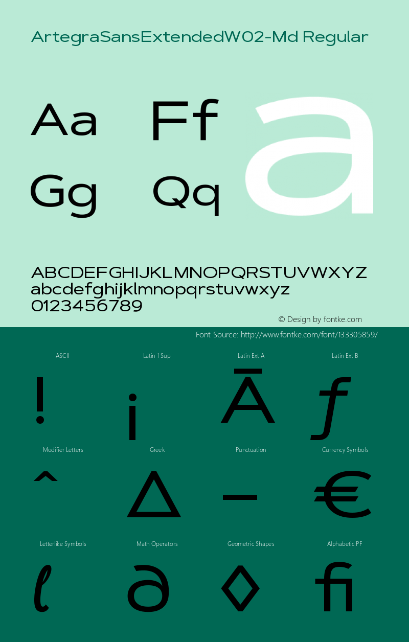 Artegra Sans Extended W02 Md Version 1.004图片样张