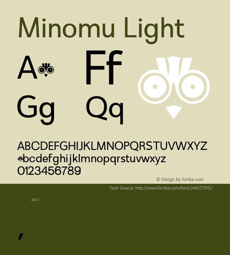 Minomu-Light Version 1.000图片样张