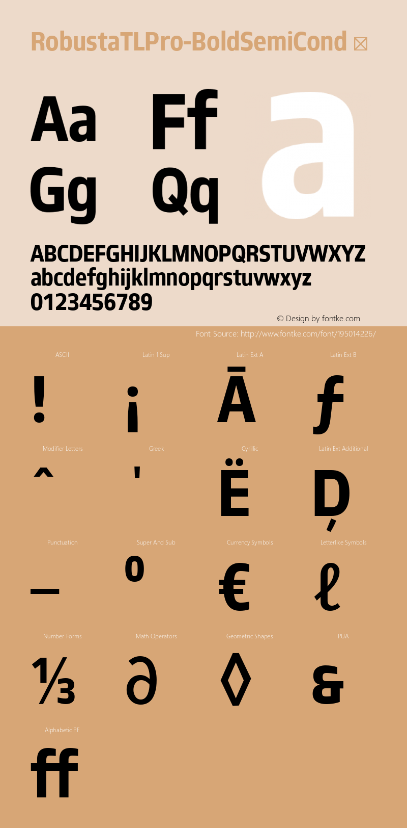 ☞RobustaTLPro-BoldSemiCond Version 2.00; 2014;com.myfonts.easy.tilde.robusta-pro.semicond-bold.wfkit2.version.4kCj图片样张