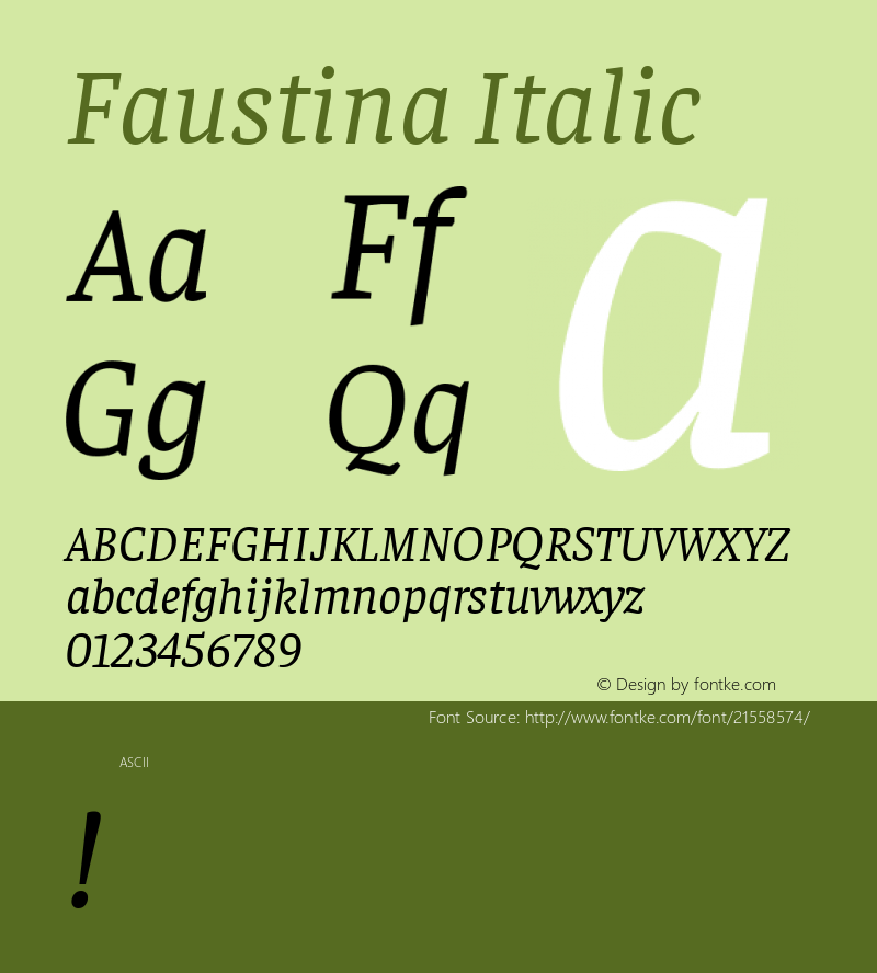 Faustina Version 1.0图片样张