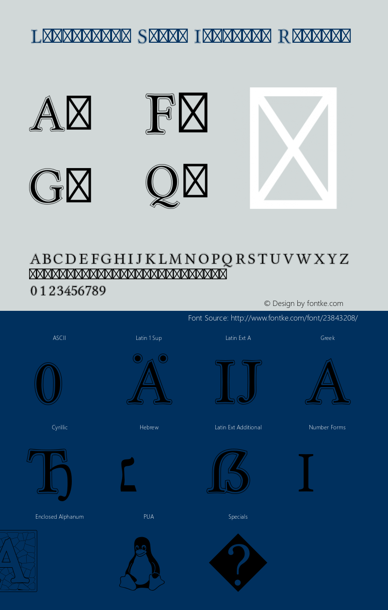 Libertinus Serif Initials Version 6.5图片样张
