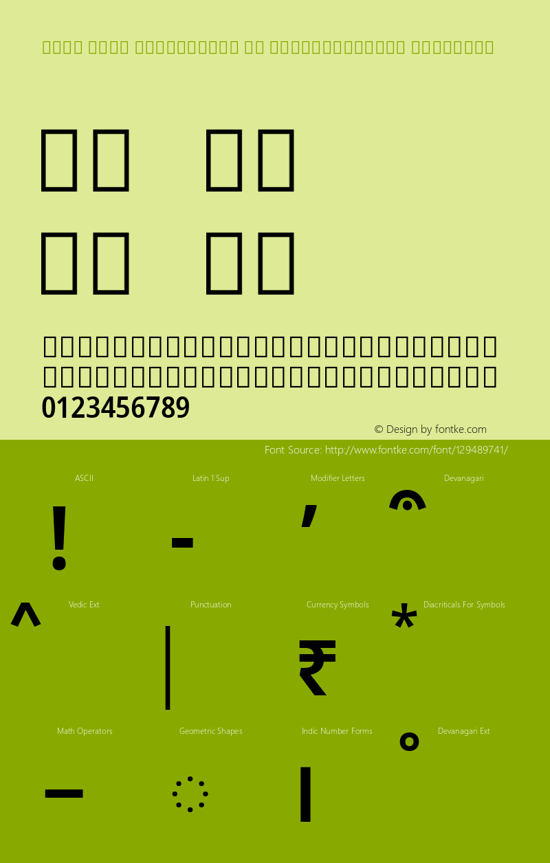 Noto Sans Devanagari UI SemiCondensed SemiBold Version 2.001; ttfautohint (v1.8.3) -l 8 -r 50 -G 200 -x 14 -D deva -f none -a qsq -X 