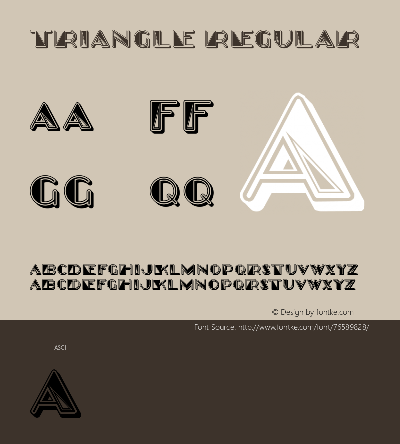 Triangle Regular Version 1.000图片样张