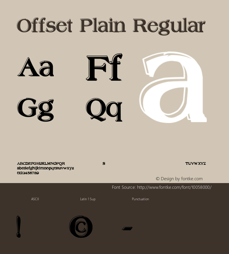 Offset Plain Regular 1.1图片样张