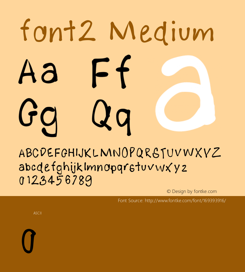 font2 Version 001.000图片样张