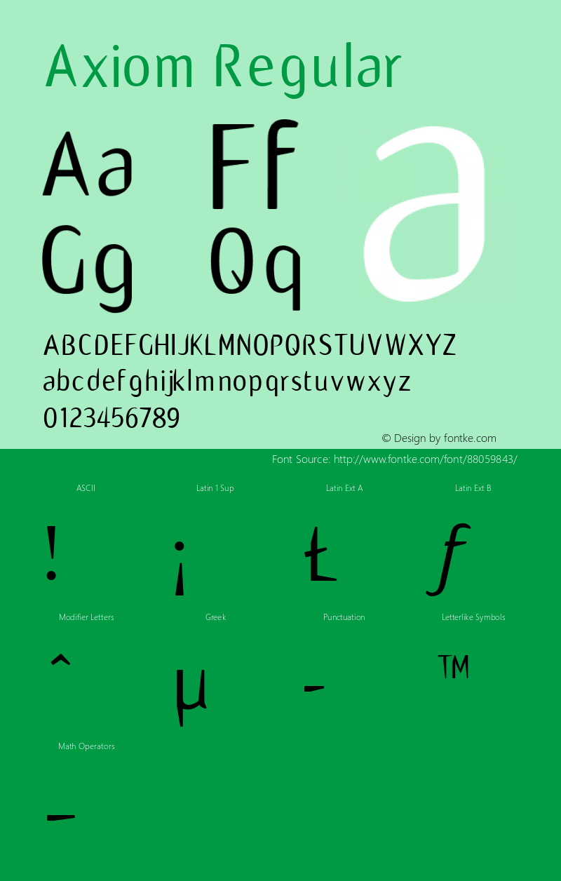 Axiom W05 Medium Version 4.10图片样张