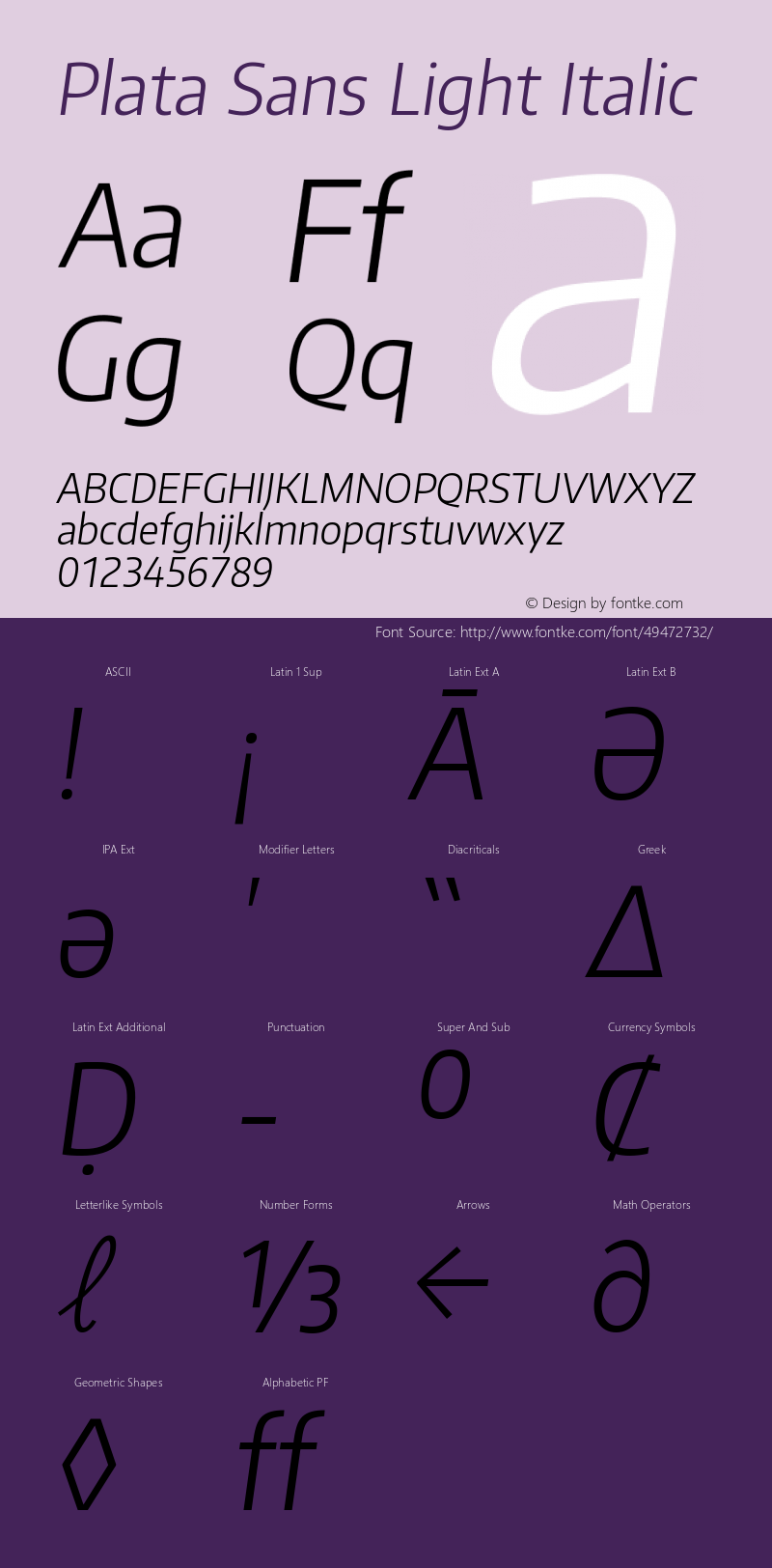 Plata Sans Light Italic Version 1.00;December 28, 2019;FontCreator 12.0.0.2547 64-bit; ttfautohint (v1.6)图片样张