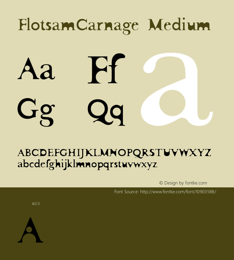 FlotsamCarnage Medium Version 001.000图片样张