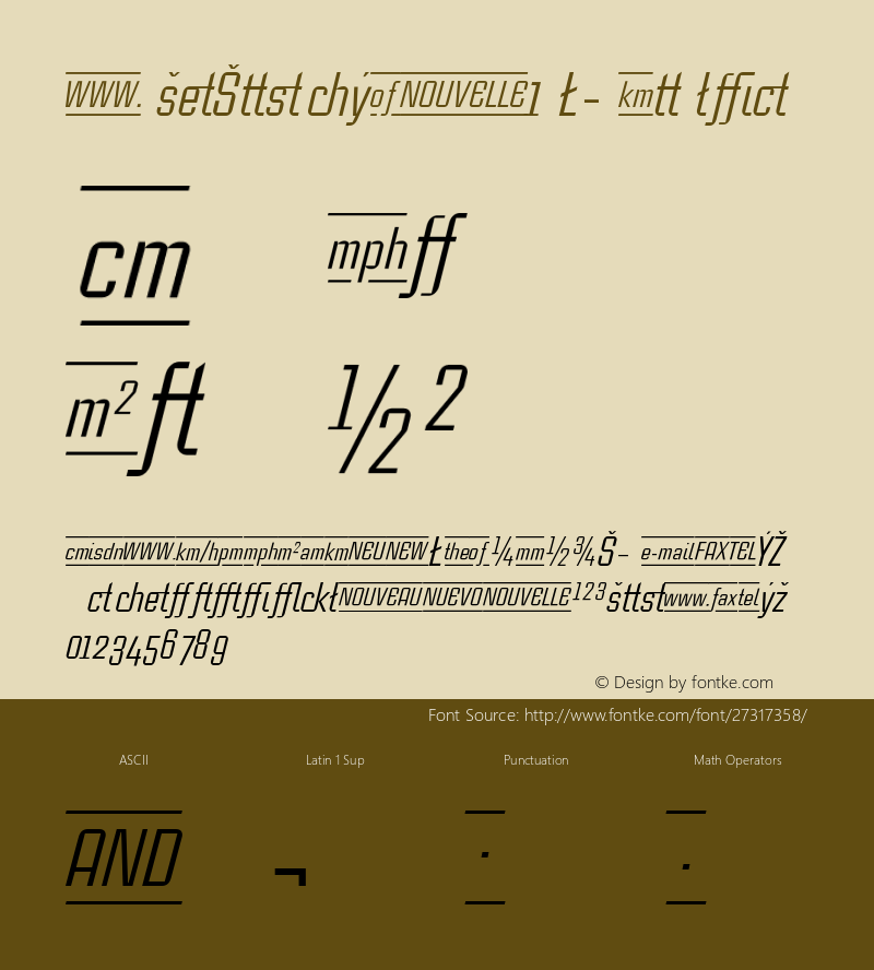 CaseStudyNo1 LT Italic Alternate Version 2.01;2005图片样张