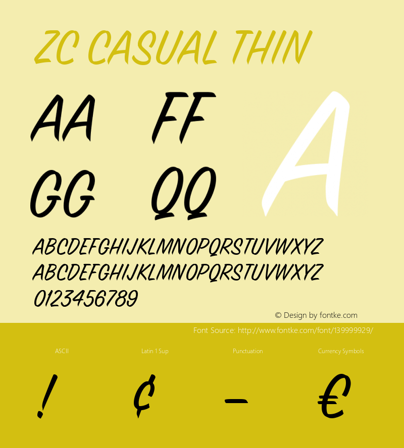 ZC Casual Thin Version 0.000图片样张