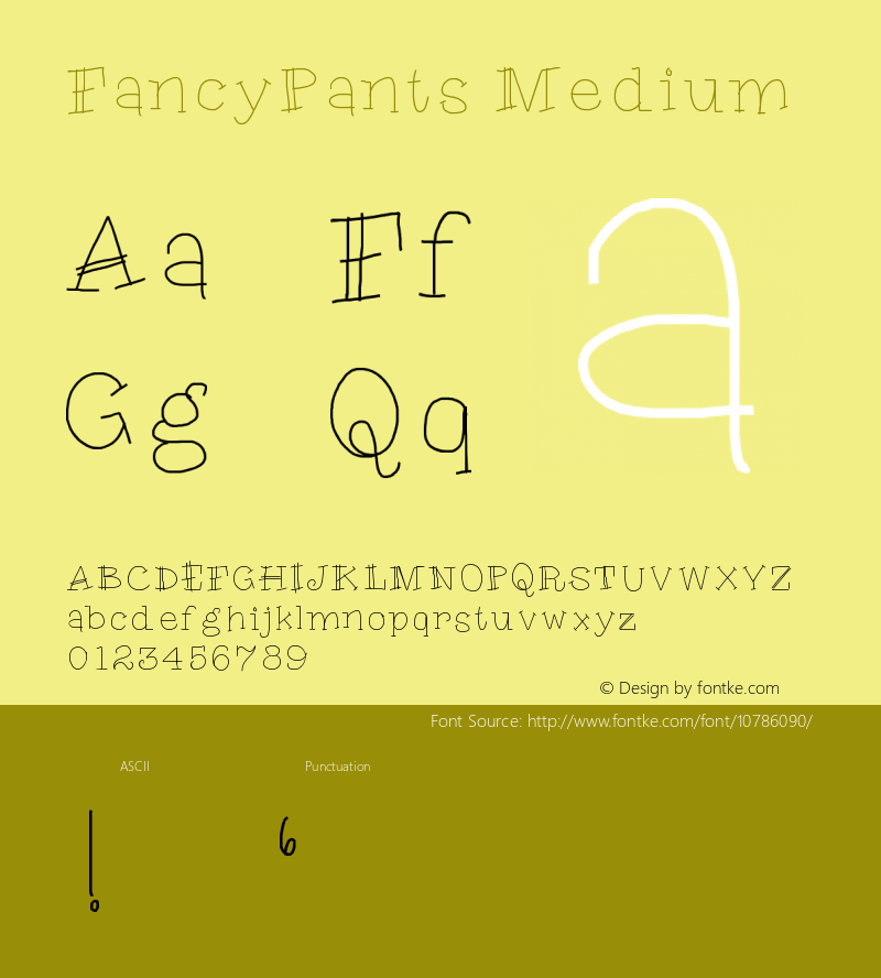 FancyPants Medium Version 001.000图片样张