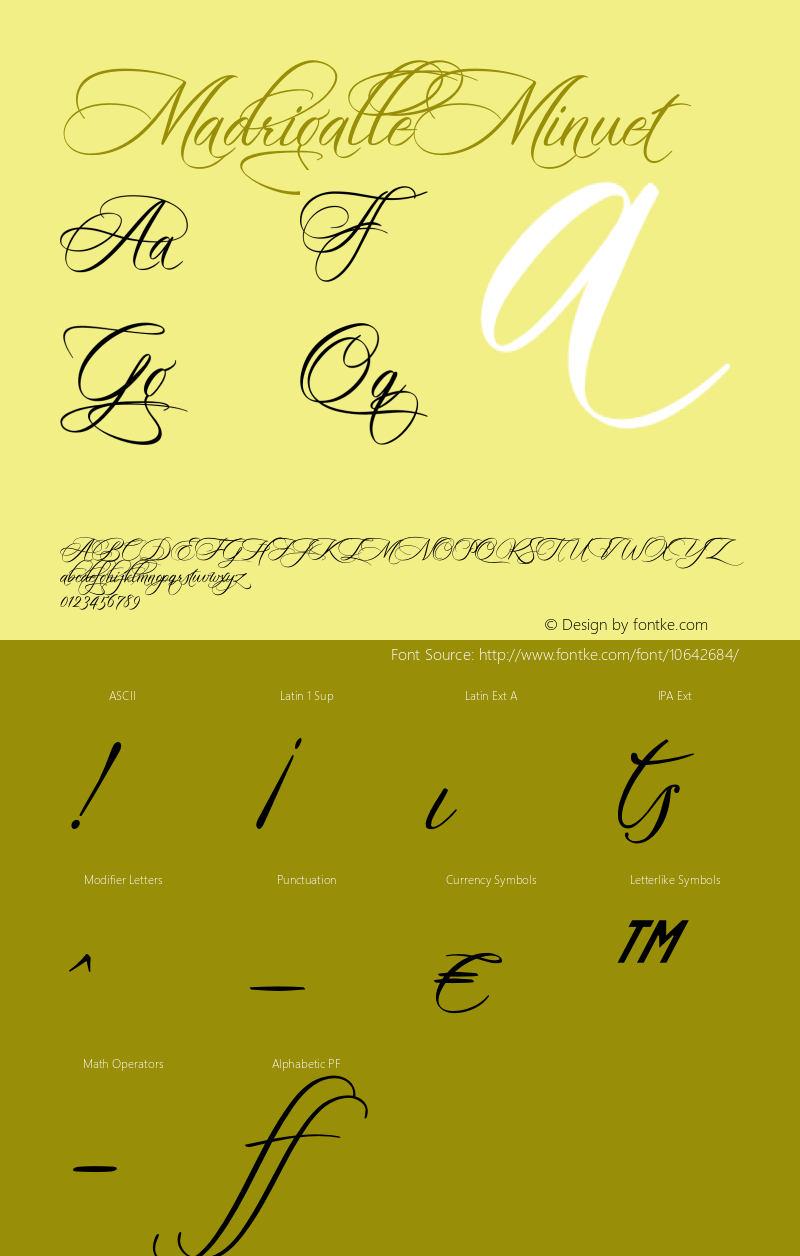 MadrigalleMinuet ☞ Version 1.053;com.myfonts.easy.scholtz.madrigalle.minuet.wfkit2.version.3CyD图片样张