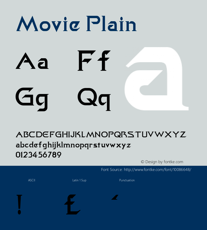 Movie Plain Altsys Fontographer 3.3  5/1/92图片样张