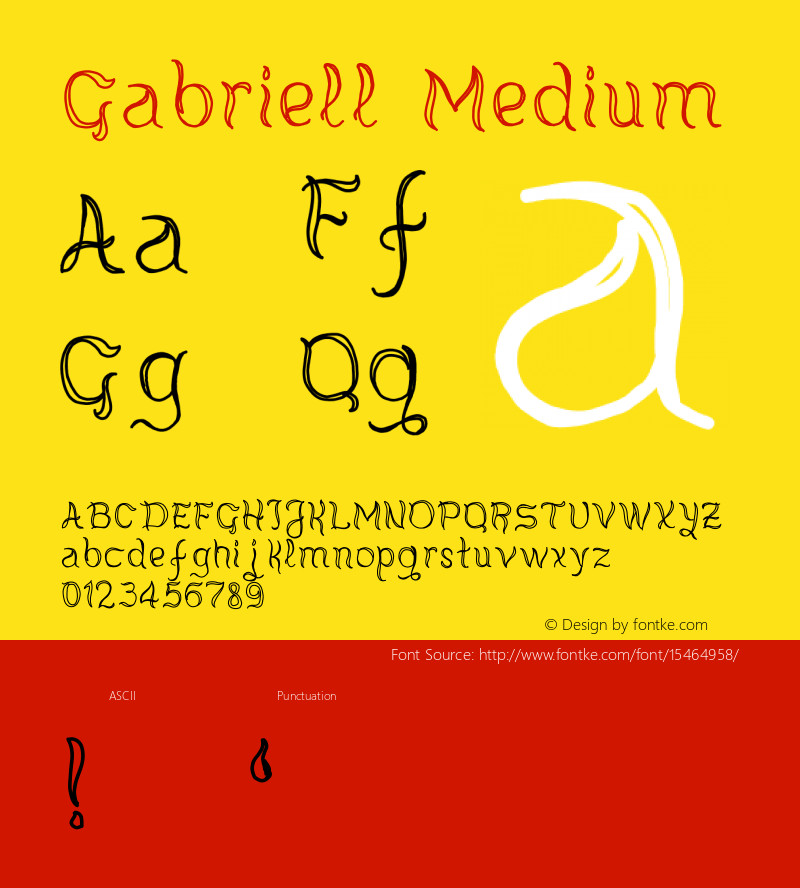 Gabriell Medium Version 1.0图片样张