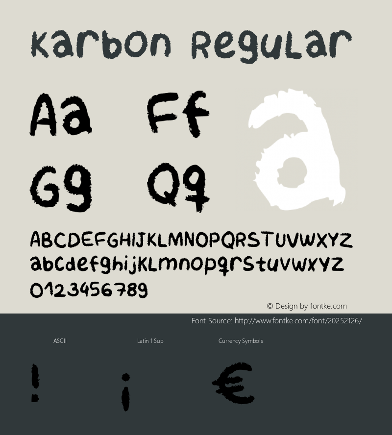 Karbon Regular Version 2图片样张