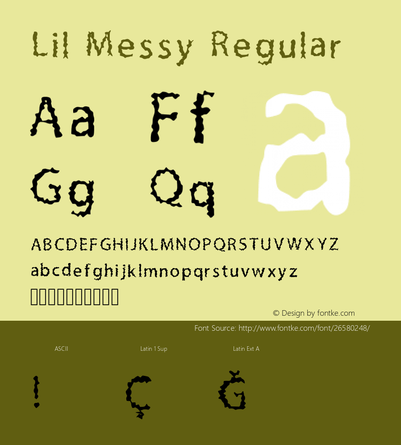 Lil Messy Regular Version 001.000图片样张