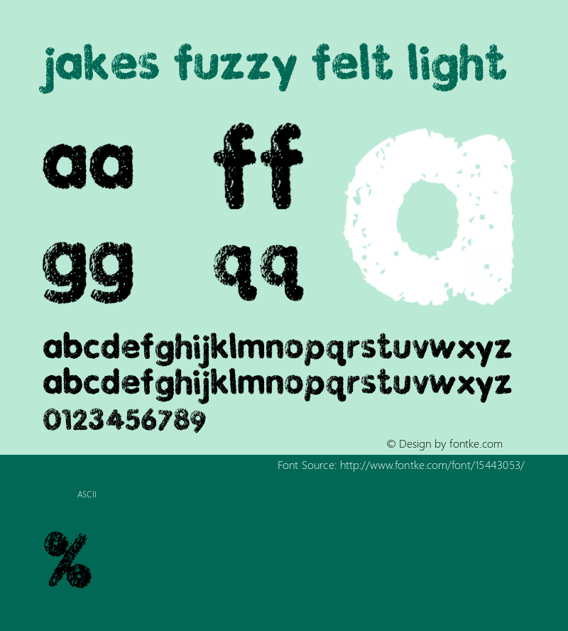 Jakes Fuzzy Felt Light Version 1.003图片样张