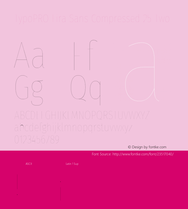 TypoPRO Fira Sans Compressed Two Version 4.203;PS 004.203;hotconv 1.0.88;makeotf.lib2.5.64775图片样张
