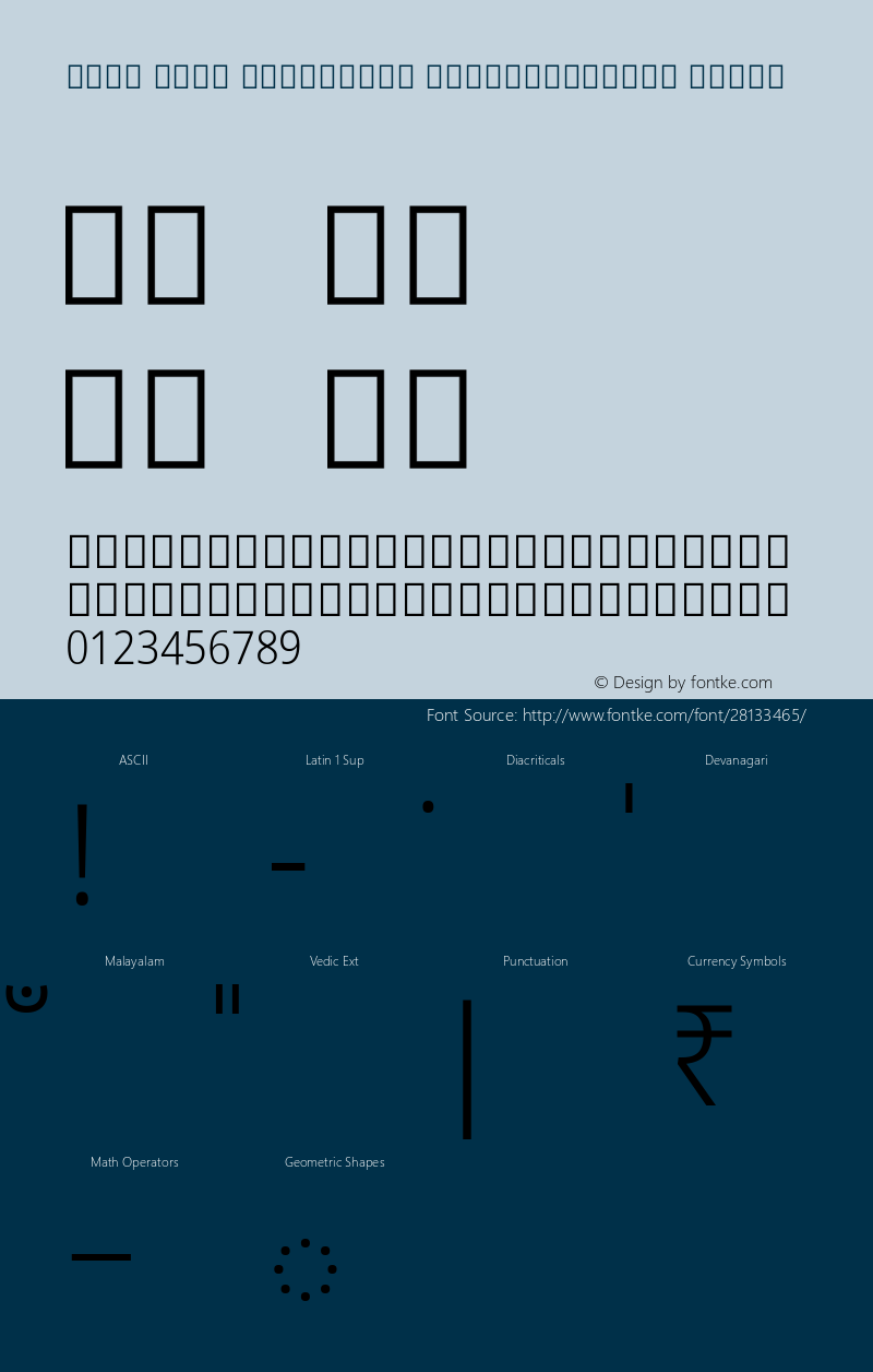 Noto Sans Malayalam SemiCondensed Light Version 2.000;GOOG;noto-source:20181019:f8f3770;ttfautohint (v1.8.2)图片样张