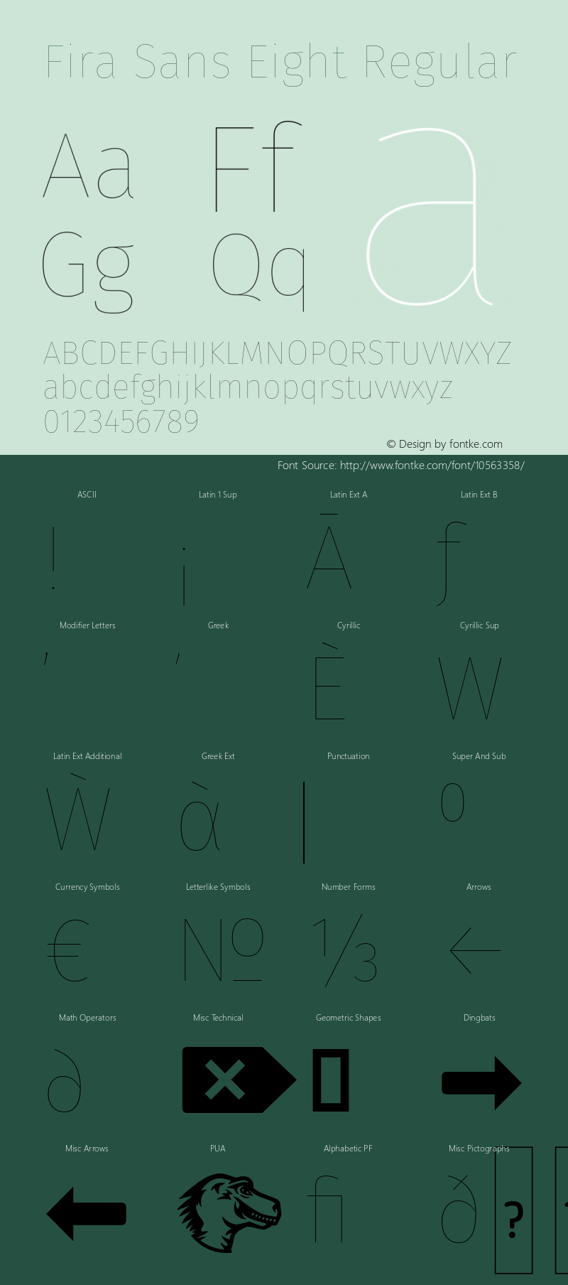 Fira Sans Eight Regular Version 3.111;PS 003.111;hotconv 1.0.70;makeotf.lib2.5.58329图片样张