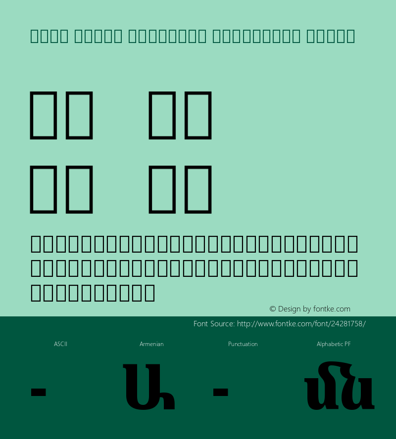 Noto Serif Armenian Condensed Black Version 2.040;GOOG;noto-source:20170915:90ef993387c0图片样张