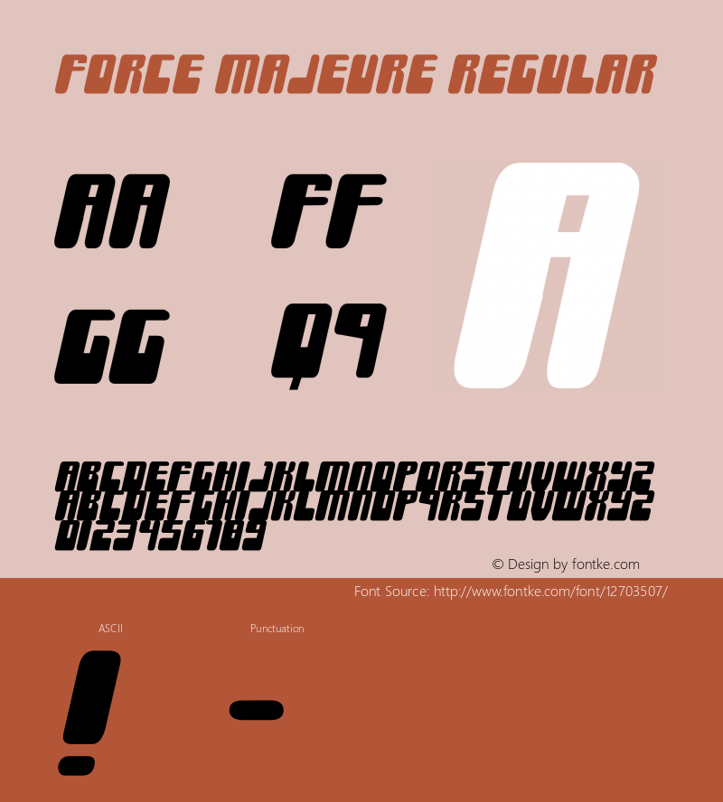 Force Majeure Regular 1图片样张