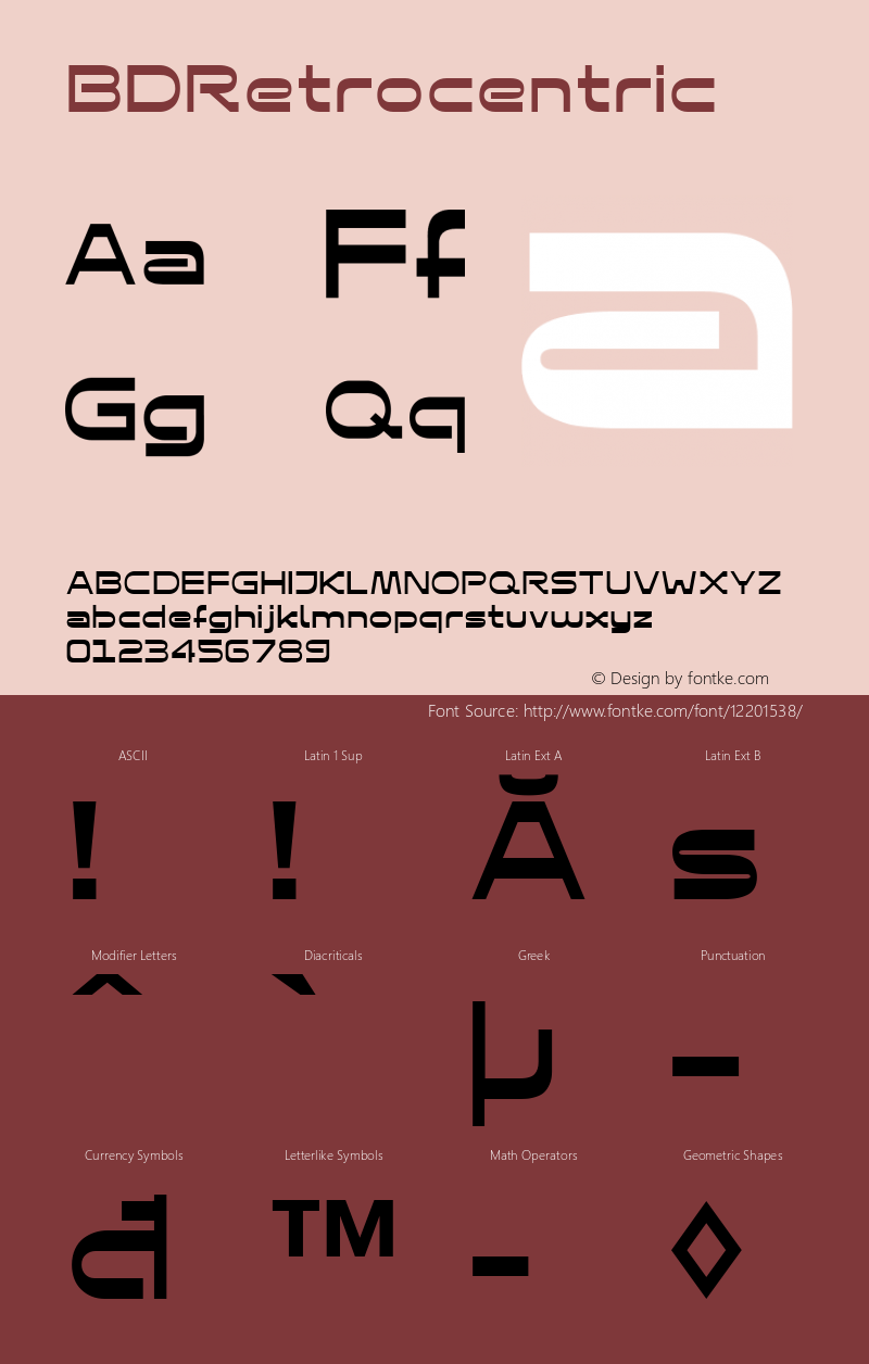 BDRetrocentric ☞ Version 1.004;com.myfonts.typedifferent.bd-retrocentric.regular.wfkit2.3itG图片样张