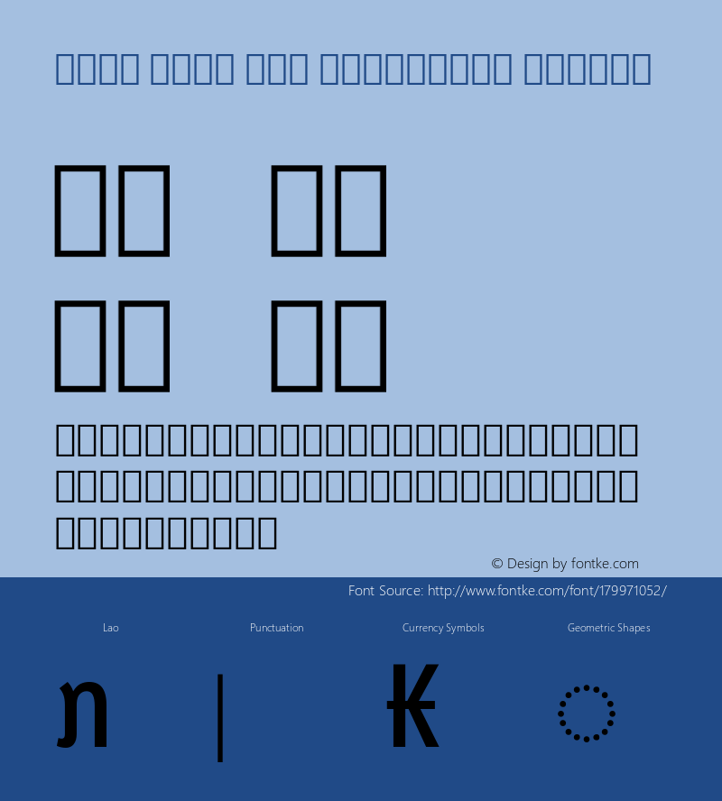 Noto Sans Lao Condensed Medium Version 2.001; ttfautohint (v1.8.4) -l 8 -r 50 -G 200 -x 14 -D lao -f none -a qsq -X 