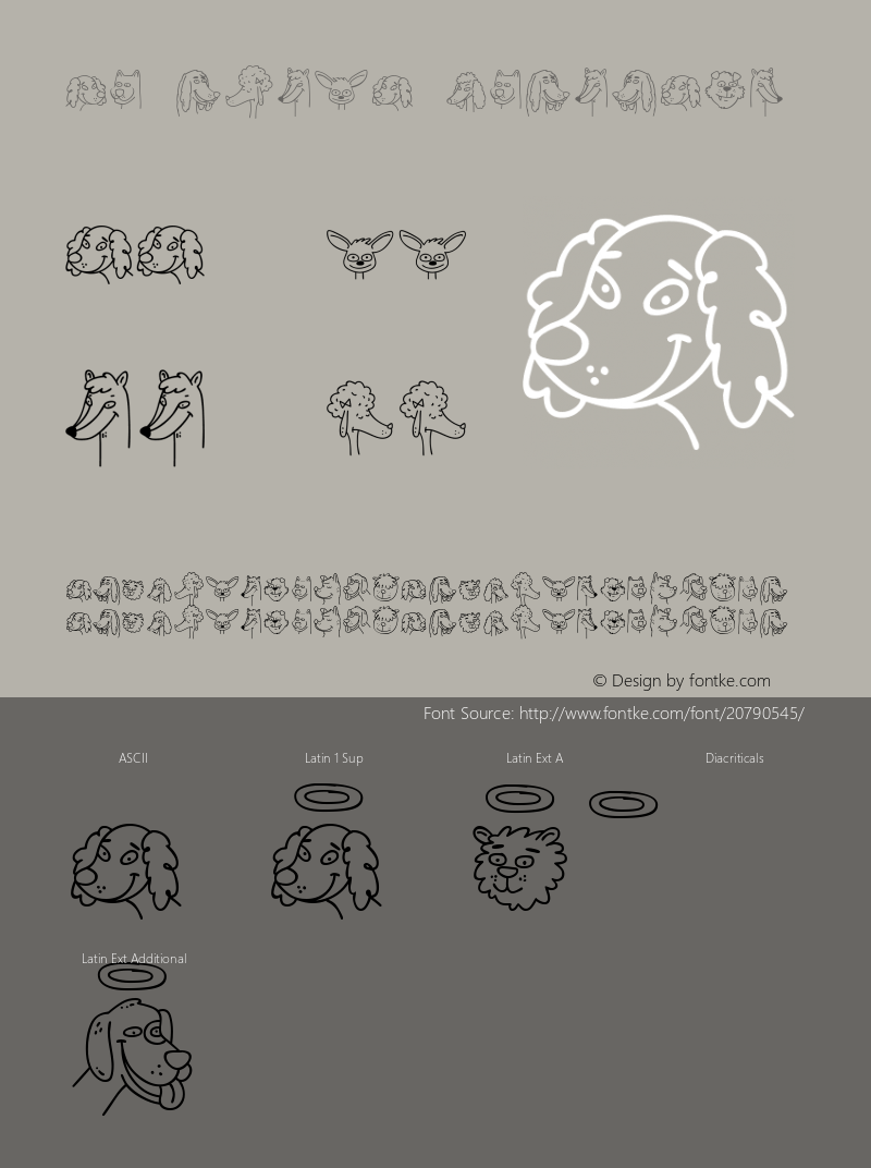 Mi Negra Dingbats Version 1.000图片样张