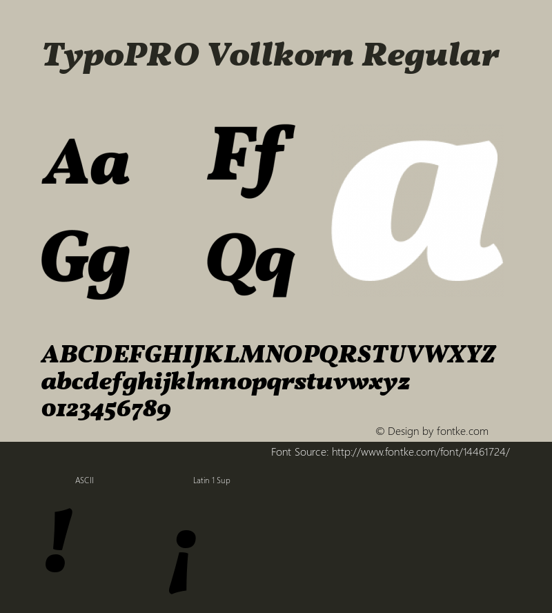 TypoPRO Vollkorn Regular Version 2.001图片样张