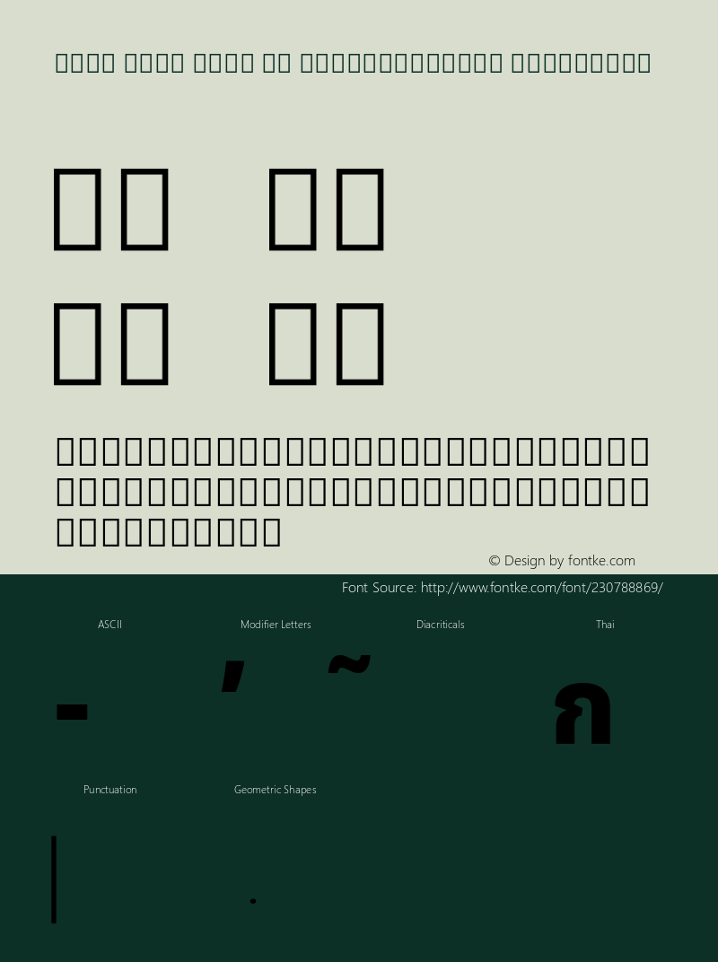 Noto Sans Thai UI SemiCondensed ExtraBold Version 2.000; ttfautohint (v1.8) -l 8 -r 50 -G 200 -x 14 -D thai -f none -a qsq -X 