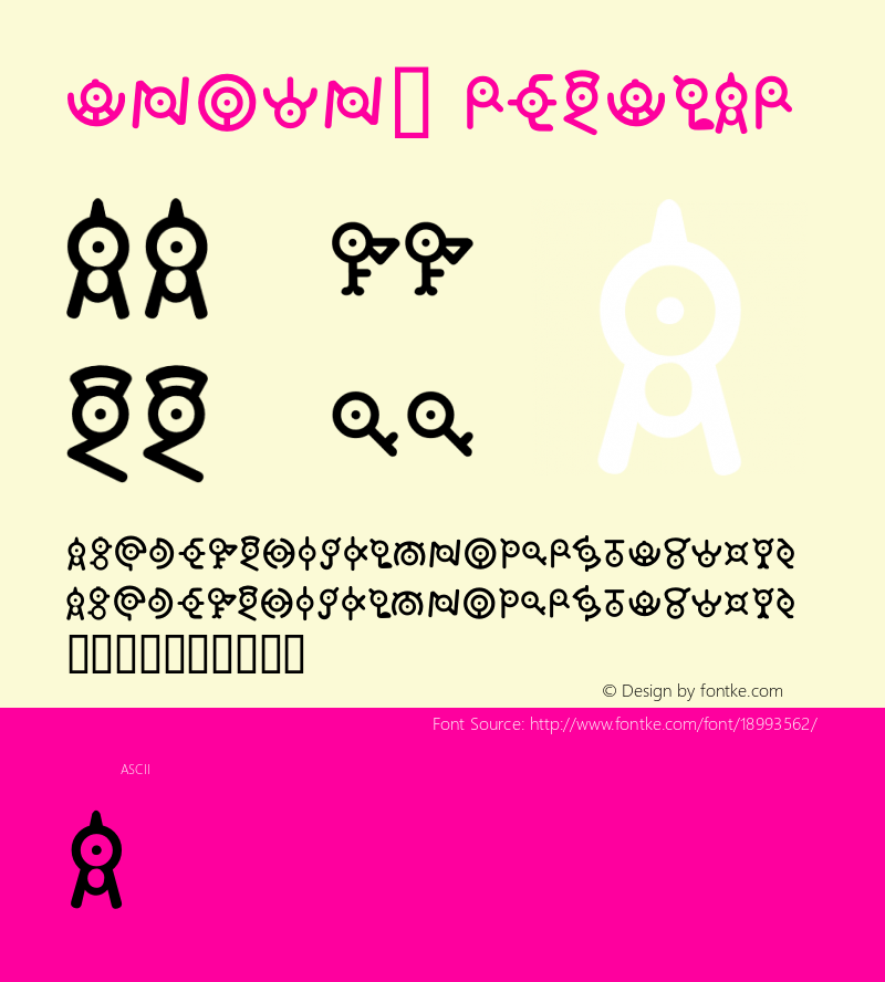 Unown™ Regular Macromedia Fontographer 4.1.5 05:16:01图片样张