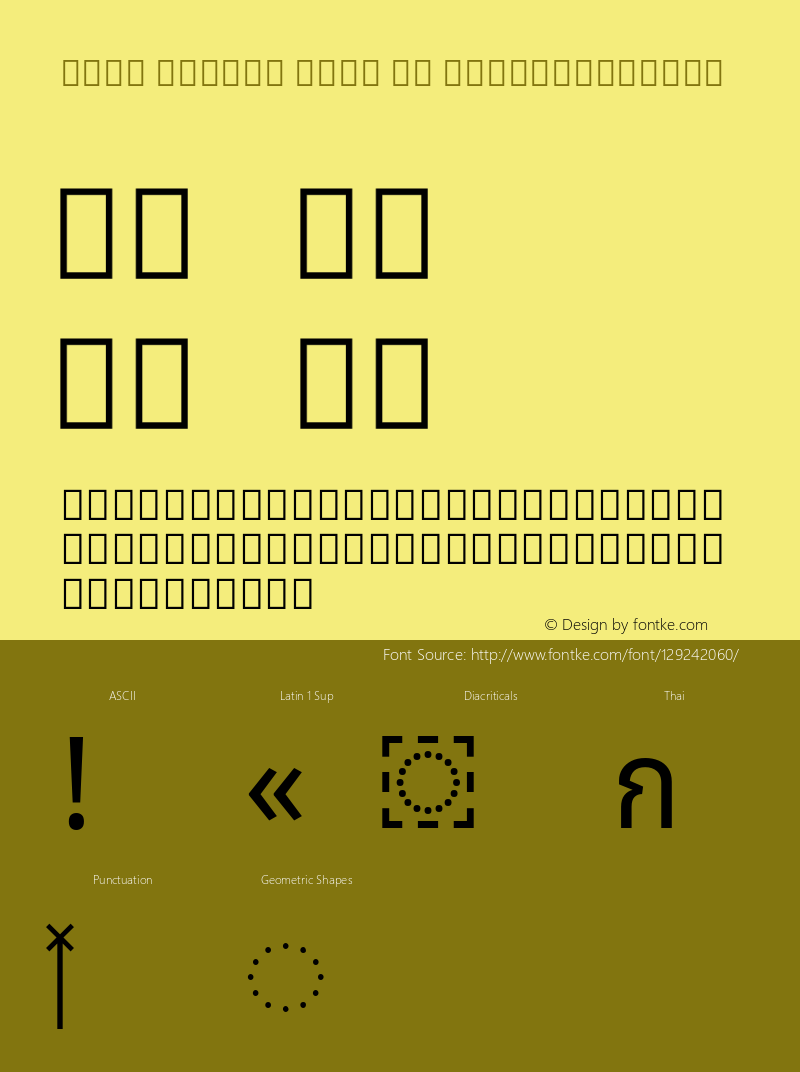 Noto Looped Thai UI SemiCondensed Version 1.00; ttfautohint (v1.8.3) -l 8 -r 50 -G 200 -x 14 -D thai -f none -a qsq -X 