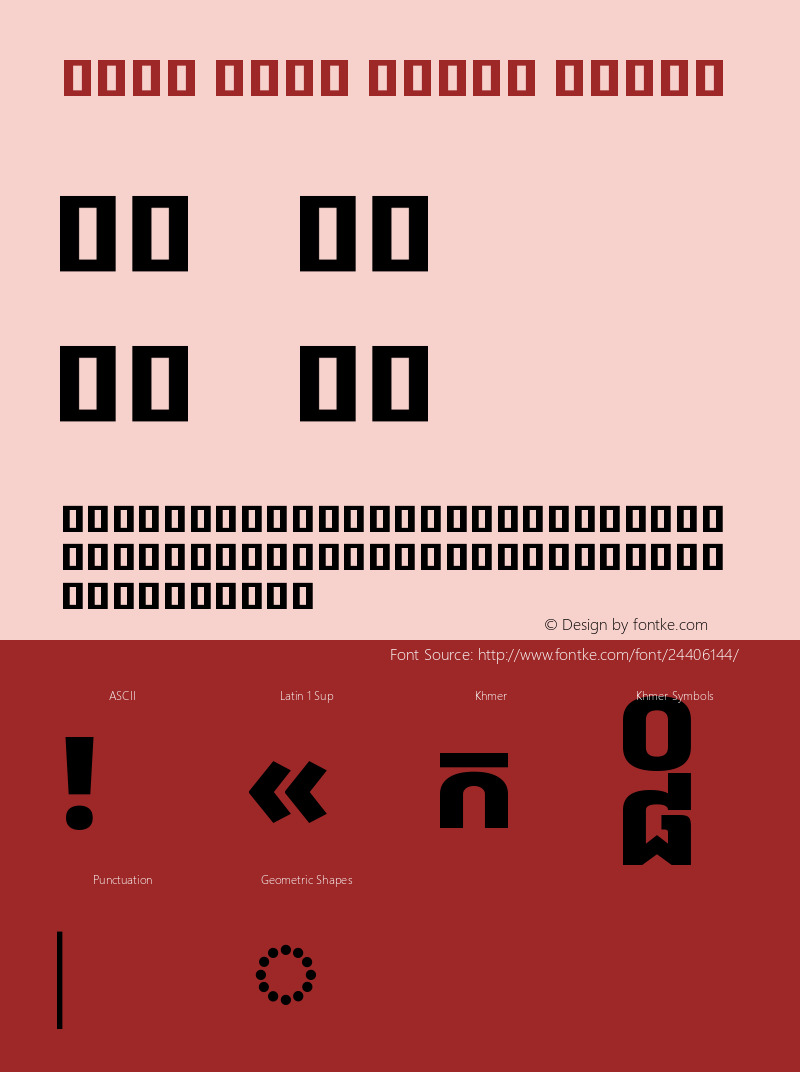 Noto Sans Khmer Black Version 2.000图片样张