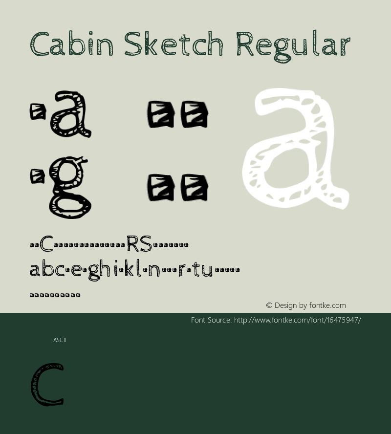 Cabin Sketch Regular Version 1.002图片样张