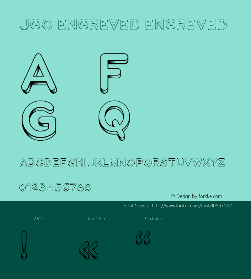 UGO ENGREVED ENGREVED Version 1.00 2014图片样张