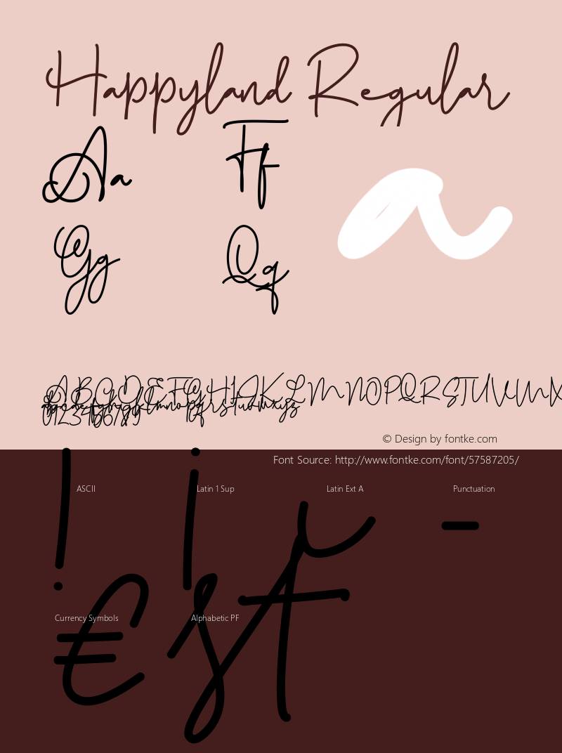 Happyland Version 1.005;Fontself Maker 3.4.0图片样张