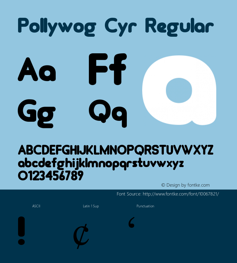 Pollywog Cyr Regular Unknown图片样张