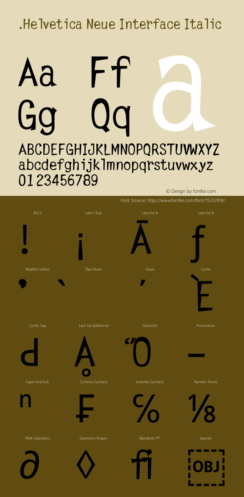 .Helvetica Neue Interface Italic 9.0d61e1图片样张