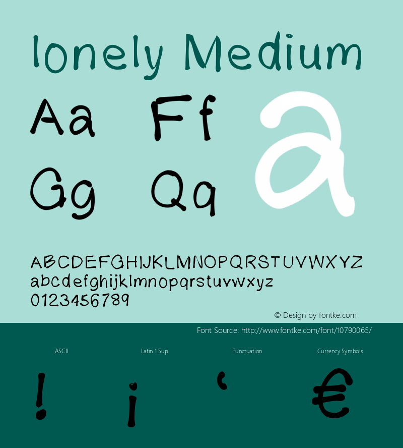 lonely Medium Version 001.000图片样张