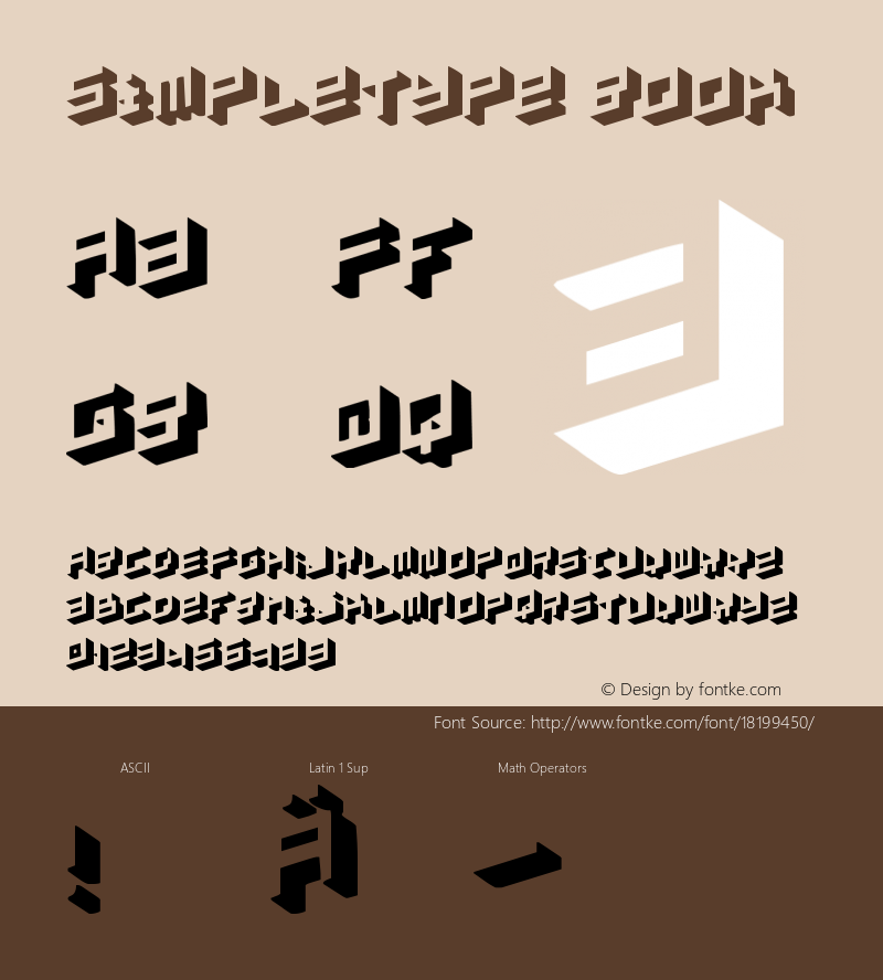 simpletype Book Version FENOTYPEFACES 2001图片样张