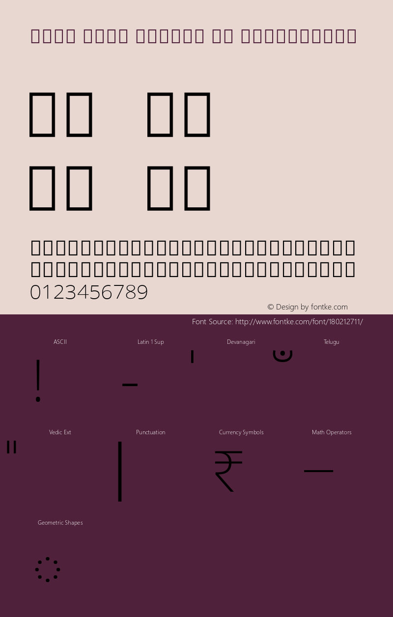 Noto Sans Telugu UI ExtraLight Version 2.001; ttfautohint (v1.8.4) -l 8 -r 50 -G 200 -x 14 -D telu -f none -a qsq -X 