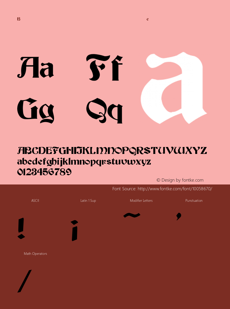 Becker-Medium Regular Converted from F:\WINDOWS\TTFONTS\BECKER.TF1 by ALLTYPE图片样张