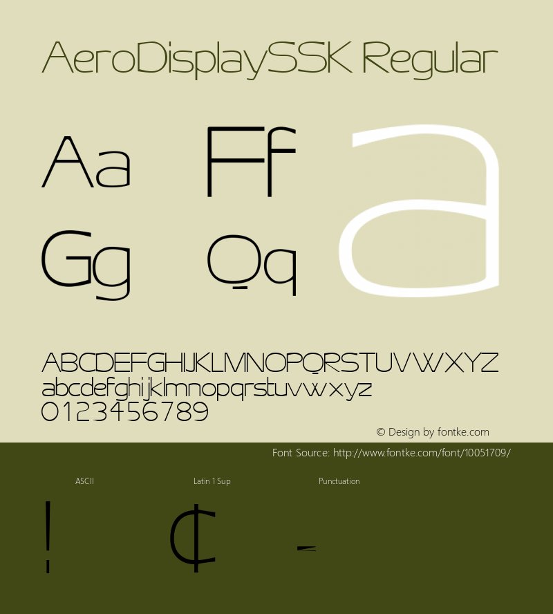 AeroDisplaySSK Regular Altsys Metamorphosis:8/24/94图片样张