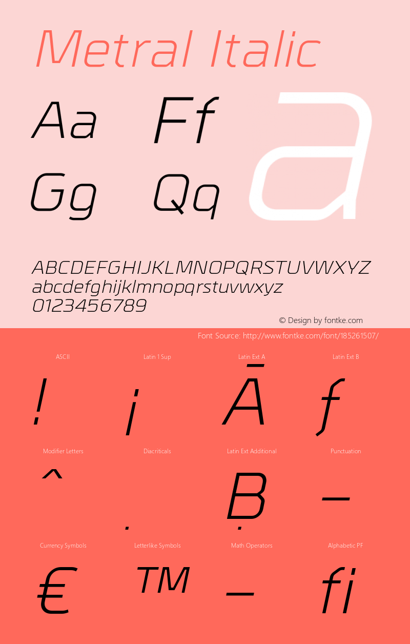 Metral-Italic Version 1.10图片样张