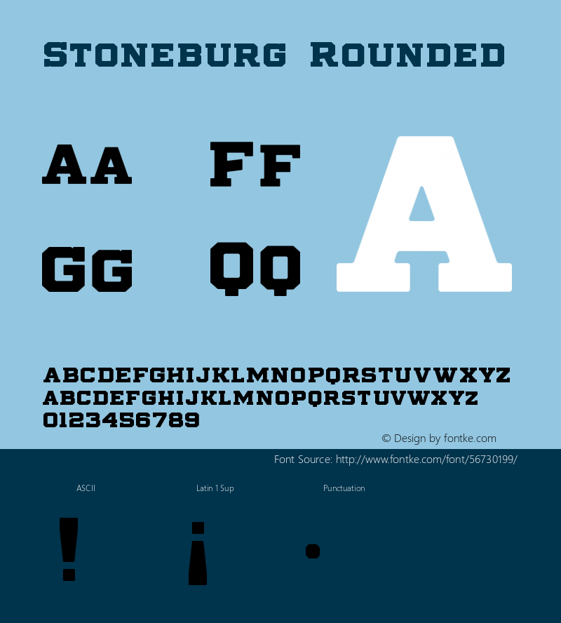 Stoneburg Rounded Version 1.000;PS 001.000;hotconv 1.0.88;makeotf.lib2.5.64775图片样张