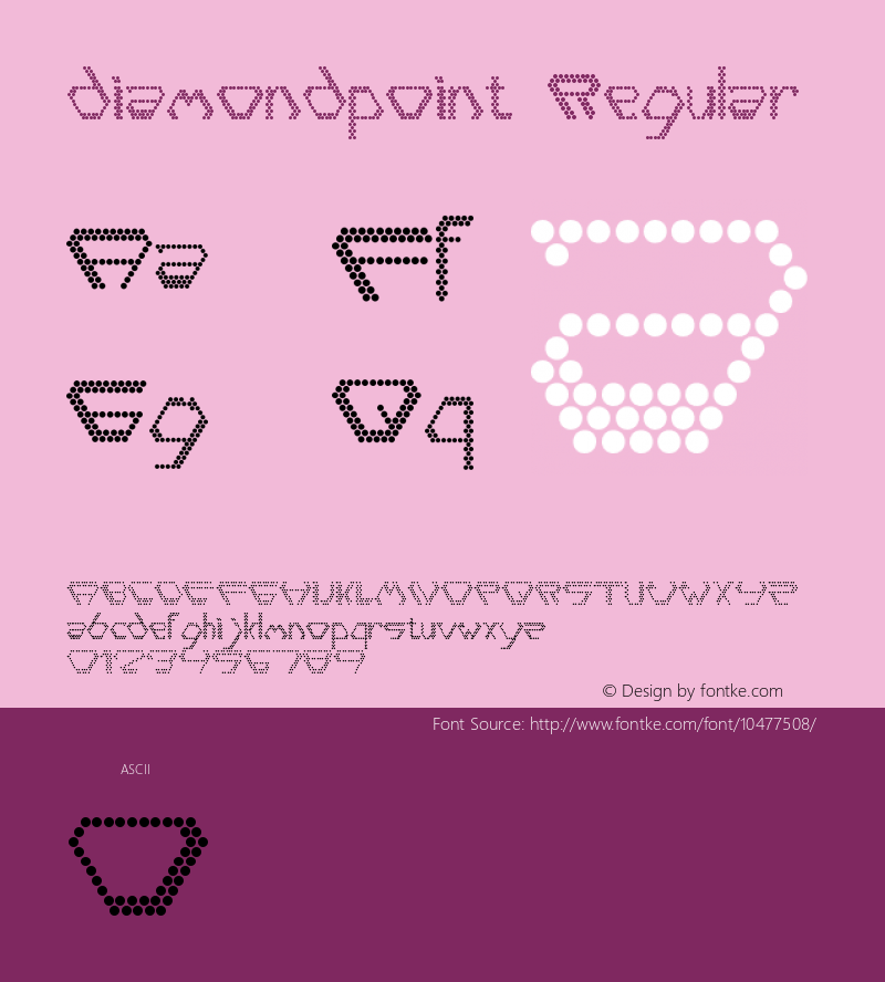 diamondpoint Regular Version 001.000图片样张